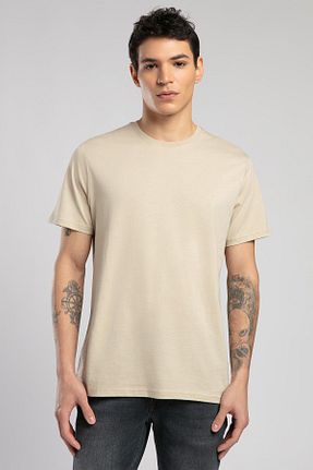 تیشرت بژ مردانه رگولار Lee Cooper - کد 904069496