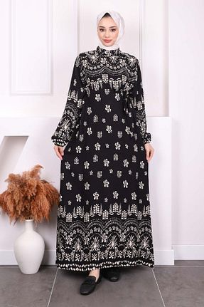لباس حجاب مشکی زنانه رگولار İmajButik - کد 904070919