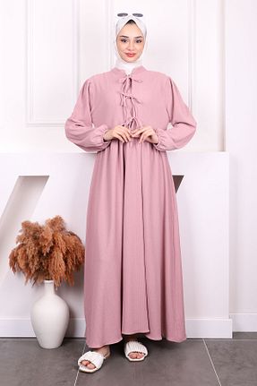 لباس حجاب صورتی زنانه رگولار İmajButik - کد 904069880