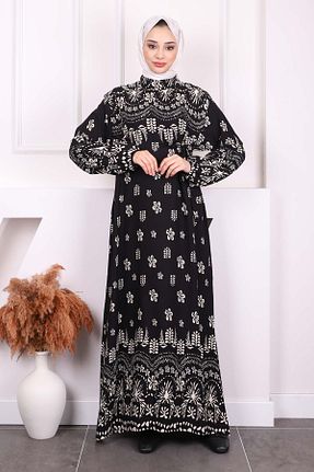 لباس حجاب مشکی زنانه رگولار İmajButik - کد 904070919