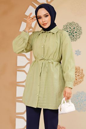 تونیک حجاب سبز بچه گانه پنبه ای Neva Style - کد 904087624