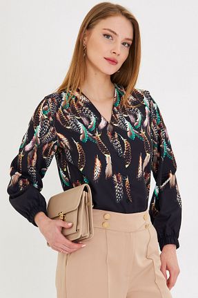 پیراهن سبز زنانه رگولار armonika - کد 901906341