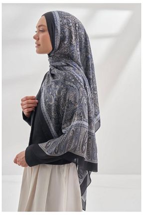 شال مشکی زنانه ابریشم ARMANDA - کد 904089520