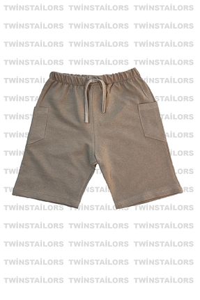 شلوارک و برمودا بژ بچه گانه رگولار twins tailors - کد 900615317