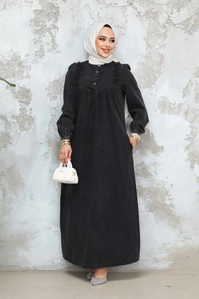 لباس حجاب طوسی زنانه رگولار Neva Style - کد 904087628