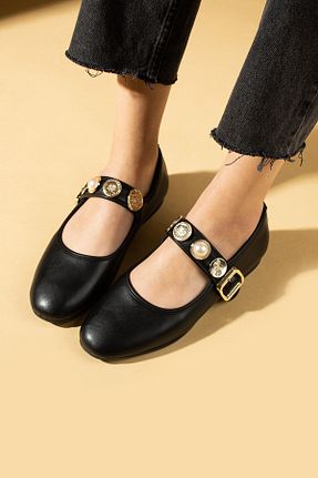 بابت مشکی زنانه چرم مصنوعی Pembe Potin - کد 899249862