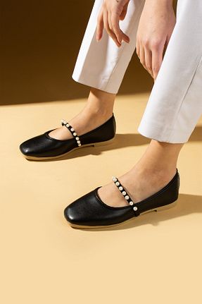 بابت مشکی زنانه چرم مصنوعی Pembe Potin - کد 899249884
