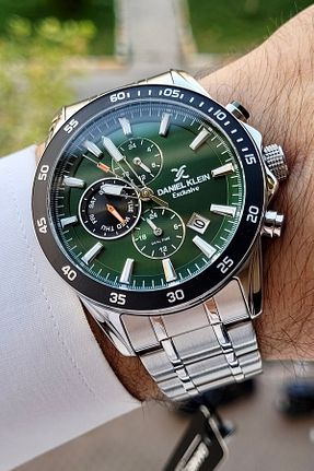 ساعت مچی سبز مردانه 44 میلی متر Daniel Klein - کد 904046971