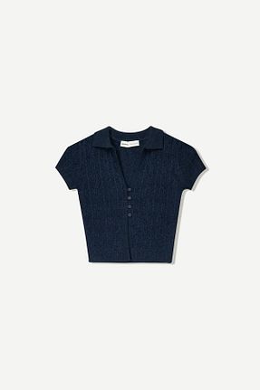 پلیور آبی زنانه Ajurlu Bershka - کد 904086294
