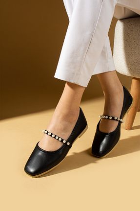 بابت مشکی زنانه چرم مصنوعی Pembe Potin - کد 899249884