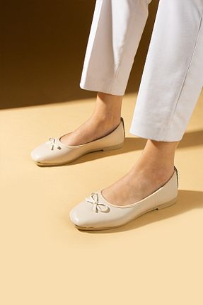 بابت بژ زنانه چرم مصنوعی Pembe Potin - کد 899249840