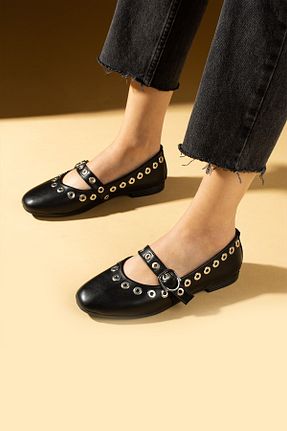 بابت مشکی زنانه چرم مصنوعی Pembe Potin - کد 899249695