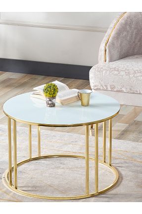 میز جلو مبلی سفید فلزی SEDAŞ LIVING UNITS - کد 904108468
