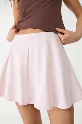 دامن صورتی زنانه پلی آمید Stradivarius - کد 904123761
