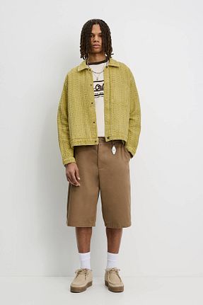 شلوارک و برمودا بژ مردانه رگولار Pull & Bear - کد 904113051
