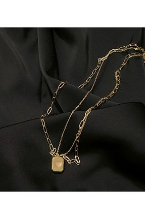 گردنبند جواهر متالیک زنانه زیرکن Nova - کد 904113419