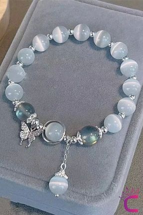 دستبند جواهر سفید بچه گانه منجق Cinderella - کد 898563711