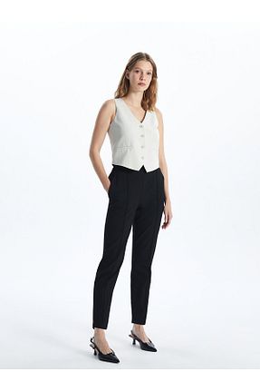 شلوار سبز زنانه الاستین LC Waikiki - کد 904128052