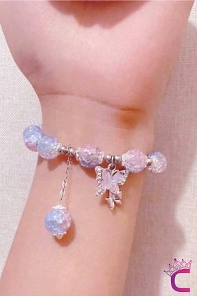 دستبند جواهر رنگی بچه گانه منجق Cinderella - کد 898560921