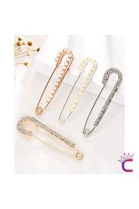 سنجاق سینه رنگی زنانه فلزی Cinderella - کد 898241397