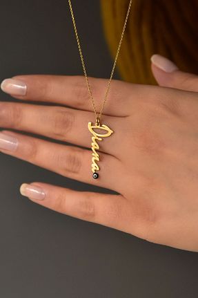 گردنبند نقره طلائی زنانه 925 عیار Papatya Silver - کد 96224621