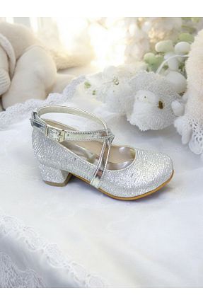 کفش پاشنه بلند کلاسیک بچه گانه نقره pediashoes - کد 904202665
