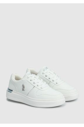 کفش اسنیکر سفید زنانه بند دار U.S. Polo Assn. - کد 904224479