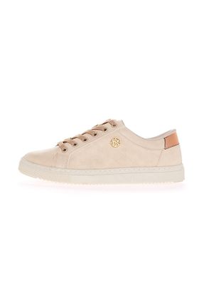 کفش اسنیکر بژ زنانه بند دار U.S. Polo Assn. - کد 904227474