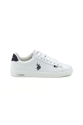 کفش اسنیکر سفید زنانه بند دار U.S. Polo Assn. - کد 904226067