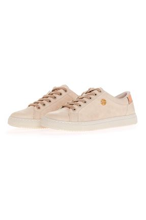 کفش اسنیکر بژ زنانه بند دار U.S. Polo Assn. - کد 904227474