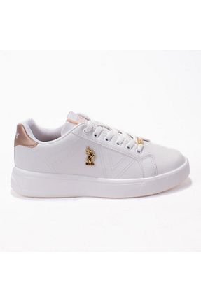کفش اسنیکر سفید زنانه بند دار U.S. Polo Assn. - کد 904225198