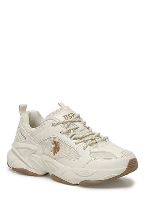 کفش اسنیکر سفید زنانه بند دار U.S. Polo Assn. - کد 905393393