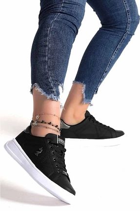 کفش اسنیکر مشکی زنانه بند دار U.S. Polo Assn. - کد 904225473