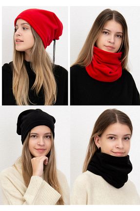 کلاه پشمی بژ زنانه Polar MCM GROUP - کد 377147691