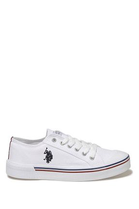 کفش اسنیکر سفید زنانه پارچه ای U.S. Polo Assn. - کد 904234261