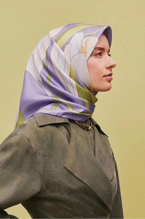 روسری بنفش İpek Tivil Armine - کد 904237007