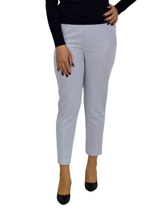 شلوار طوسی زنانه پارچه BAGLAN - کد 904237175