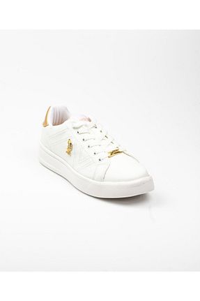کفش اسنیکر سفید زنانه بند دار U.S. Polo Assn. - کد 904232097