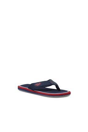 دمپائی آبی مردانه پاشنه تخت U.S. Polo Assn. - کد 904229304