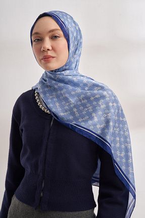 شال آبی زنانه پلی استر ARMANDA - کد 898892597