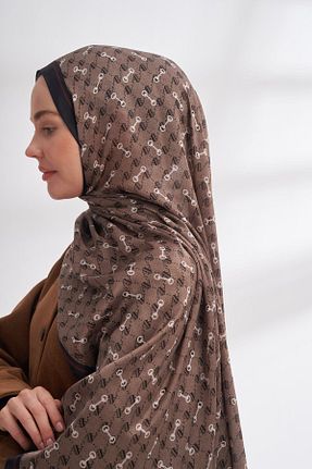 شال قهوه ای زنانه پلی استر ARMANDA - کد 901626143