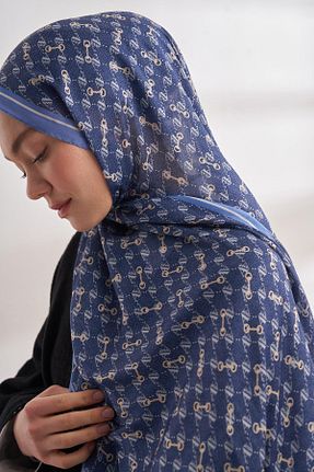 شال سرمه ای زنانه پلی استر ARMANDA - کد 898893117