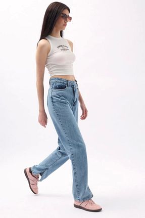 شلوار جین رنگی زنانه جین fevien - کد 904251415
