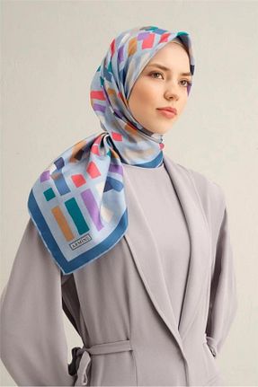 روسری سرمه ای İpek Tivil Armine - کد 904239257
