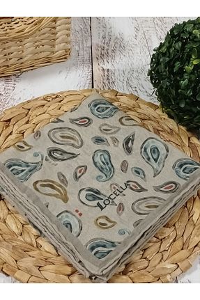 شال طوسی زنانه پنبه ای Aydmr Aksesuar - کد 905510045