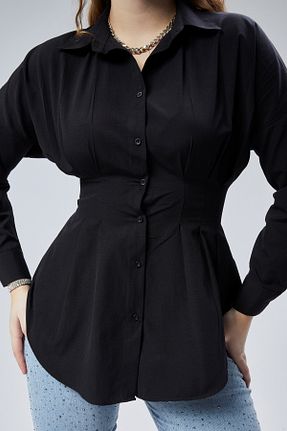 پیراهن مشکی زنانه لانگ فیت EMMAS CLOTHİNG - کد 904044351