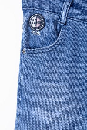 شلوار جین آبی بچه گانه پاچه تنگ Cansın Mini - کد 905548384