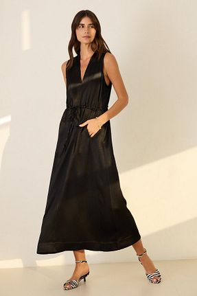 لباس مشکی زنانه بافتنی Setre - کد 904293706