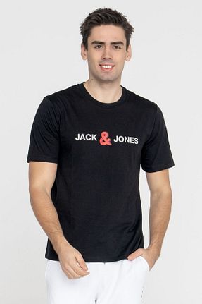 تیشرت مشکی مردانه رگولار Jack & Jones - کد 904296754
