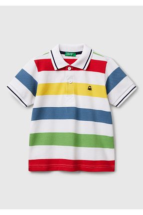 پولوشرت رنگی بچه گانه حوله United Colors of Benetton - کد 904301178